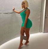 Green Mini Dress