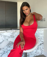 Red Soft Bandage Dress