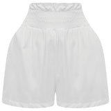 White Tailored Shirt & Short Set