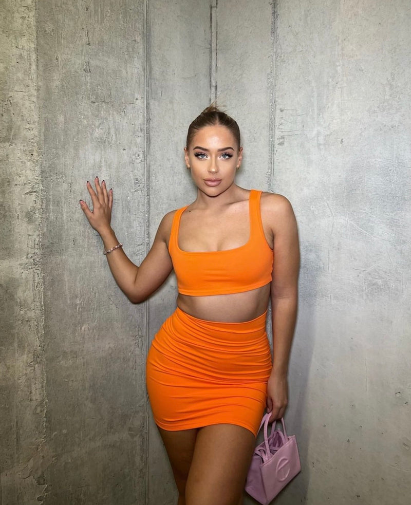 Orange Two Piece Mini