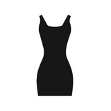 Black Soft Bandage Mini Dress