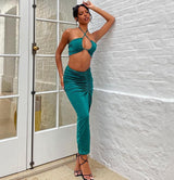 Green Luxe Backless Set