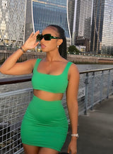 Green Two Piece Mini