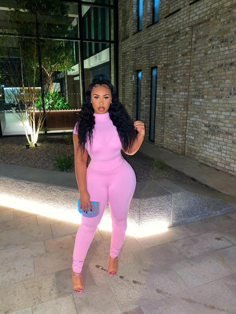 Pink High Waisted Leggings