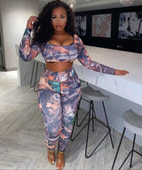 Digital Print Two Piece Set