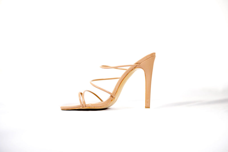 Nude Patent Heels