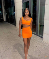 Orange Two Piece Mini