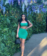 Green Two Piece Mini