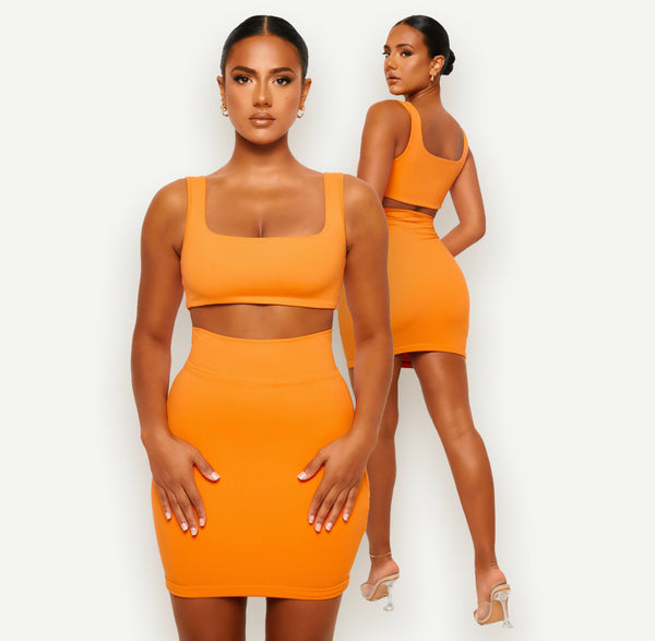 Orange Two Piece Mini