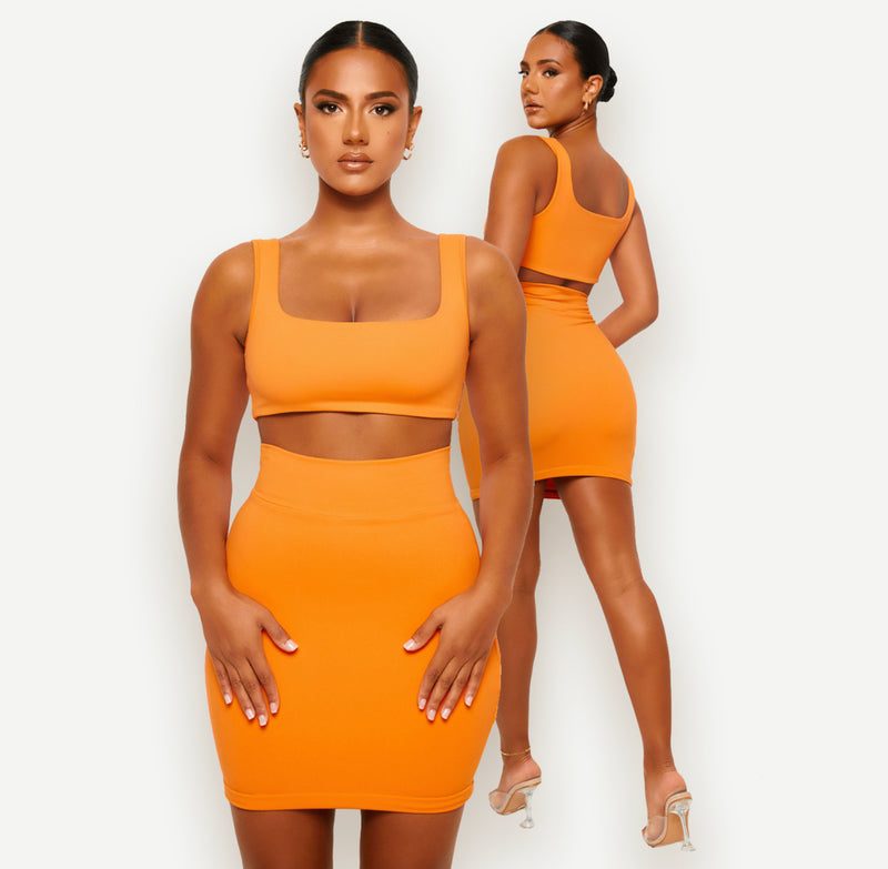 Orange Two Piece Mini