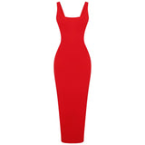 Red Soft Bandage Dress